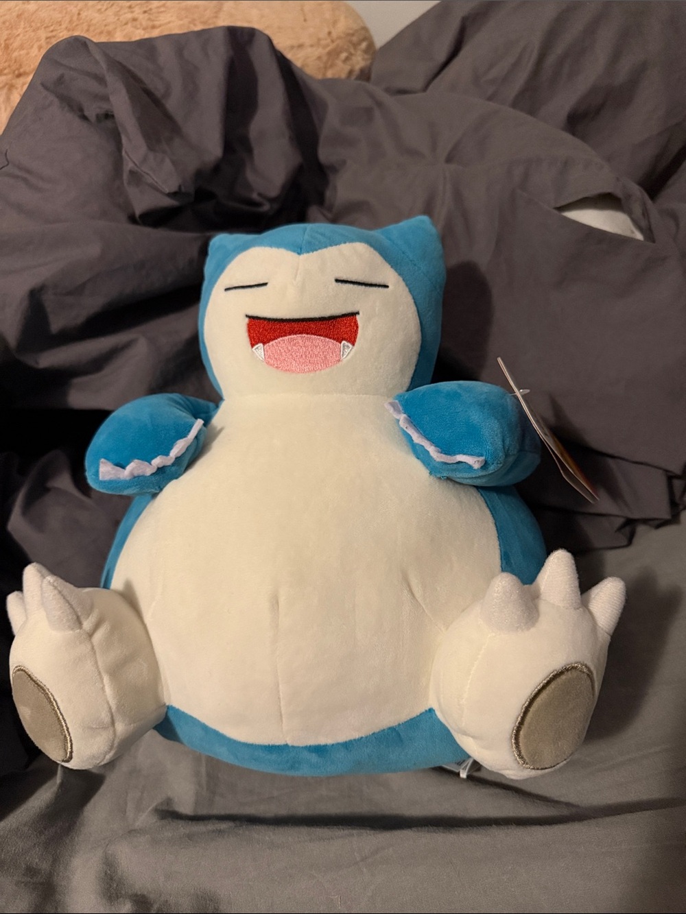 Plush Blue Snorlax Soft Stuffed Animal